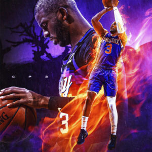 NBA Poster: Where Artistry and Basketball Converge