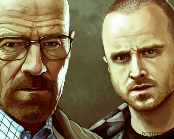 Breaking Bad-Walter White: A Brilliant Mind Unleashed in Shadows