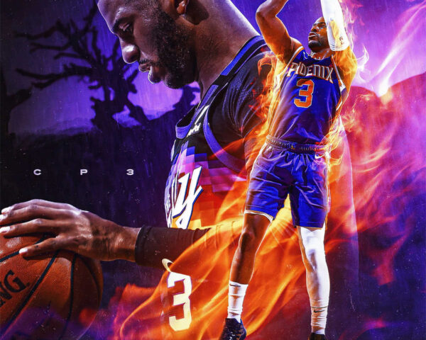 NBA Poster: Where Artistry and Basketball Converge