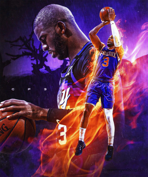 NBA Poster: Where Artistry and Basketball Converge