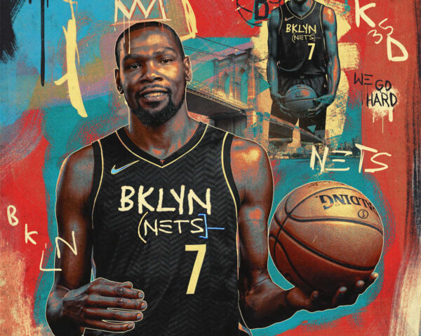 NBA Poster : Dunking with Authority and Style
