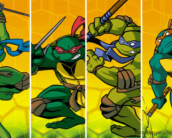 Ninja Turtles Unleashed: A Thrilling Poster