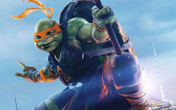 Embracing the Radiant Charm of Michelangelo from the Ninja Turtles