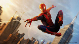 Swing to Victory with Spider-Man - Dynamic Marvel Poster