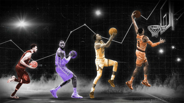 NBA Posters: The Ultimate Showmen - Entertaining the Masses