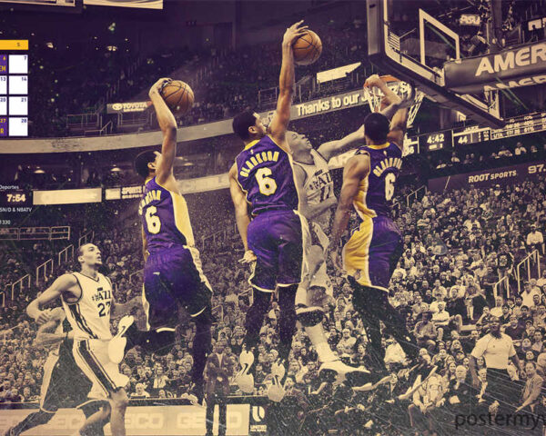 NBA Posters: The Heart and Hustle - Defining the NBA Spirit